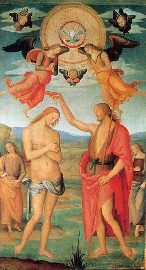 Pietro Perugino The Baptism of Christ France oil painting art